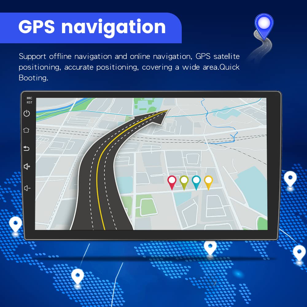 10.1 Inch Car Stereo Radio [2Gram 32Grom] Compatible For Honda Accord 7Th 2003 2007 With Wireless Carplay Android Auto,Android 1