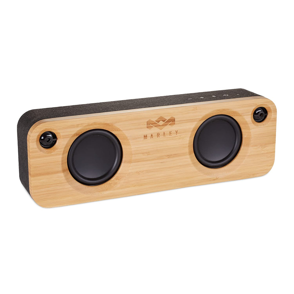 House of Marley - Get Together Bluetooth Portable Bluetooth Speaker and Audio System - 3.5 Woofer & 1 Tweeters, 30m Wireless Range, 8 Hour Playtime, Sustainably Crafted, Signature Black