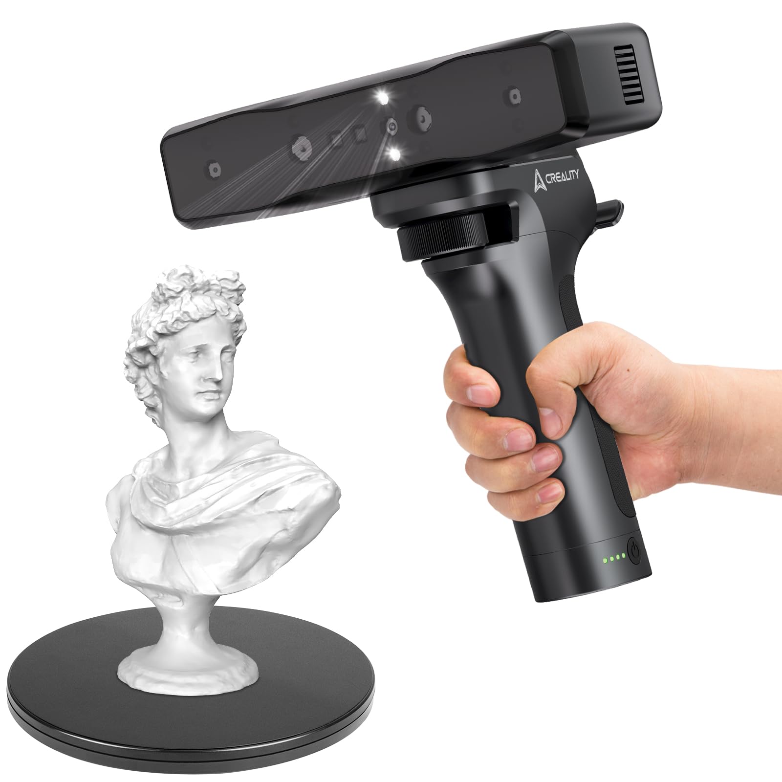 Creality Otter Lite Wireless 3D Scanner, Handheld High Precision 0.05Mm 3D Scanner For 3D Printing, 30Fps Real-Time Scanning, Al