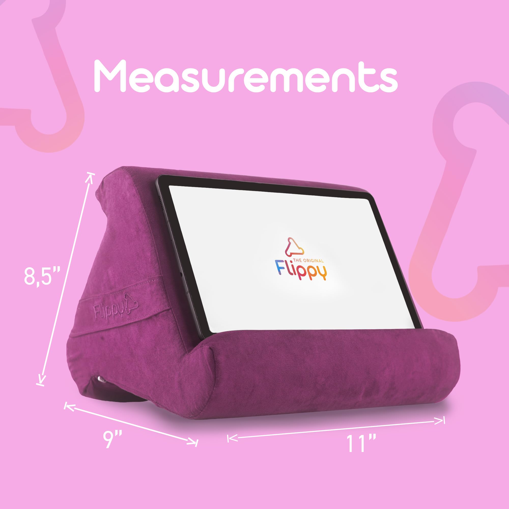 Flippy Tablet Pillow Stand   Tablet Stand, Tablet Holder For Bed, Reading   Lap Stand Compatible With Ipad, Kindle, Samsung   Or