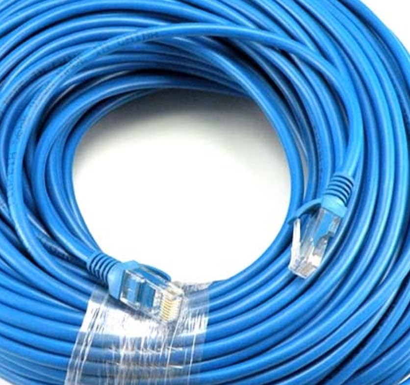 Ubigear 200Ft Blue Rj45 Cat6 Ethernet Lan Network Internet Computer Solid Wire 23 Awg Utp Cable