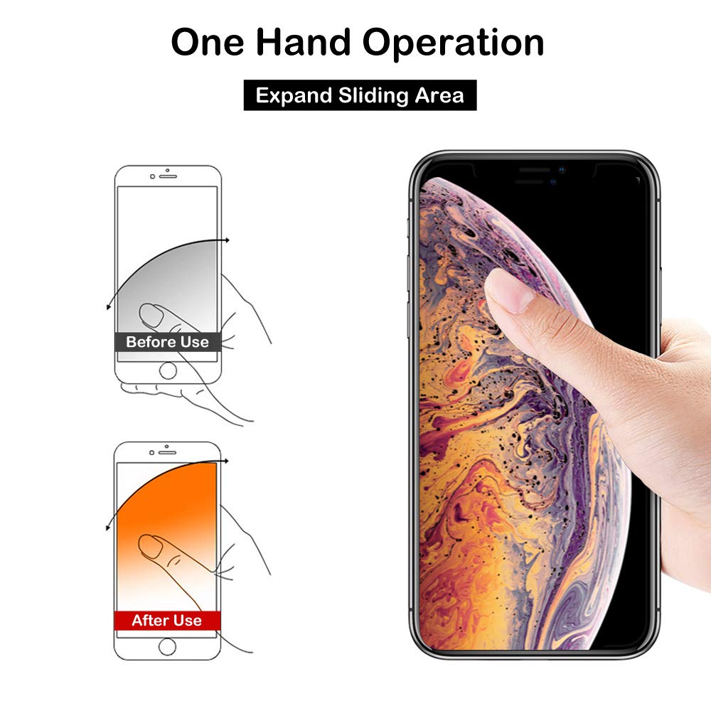 Pikabo Cell Phone Ring Holder Stand, Cell Phone Grip Holder, Adhesive Phone Grip For Phones And Cases. (Glitter Rose Gold)