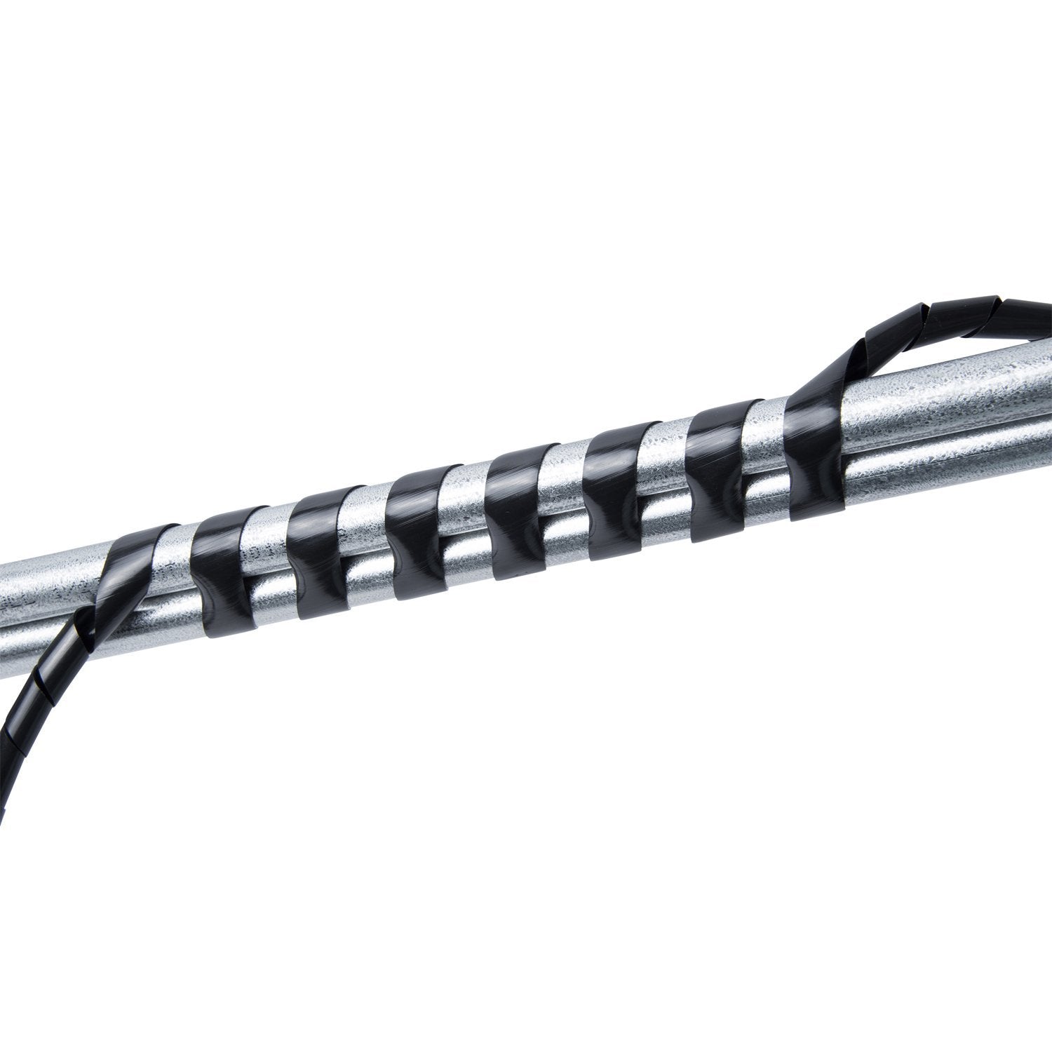 Gardner Bender Fsp Blacktc, Black Spiral Wrap 3  Ft, 2 Piece