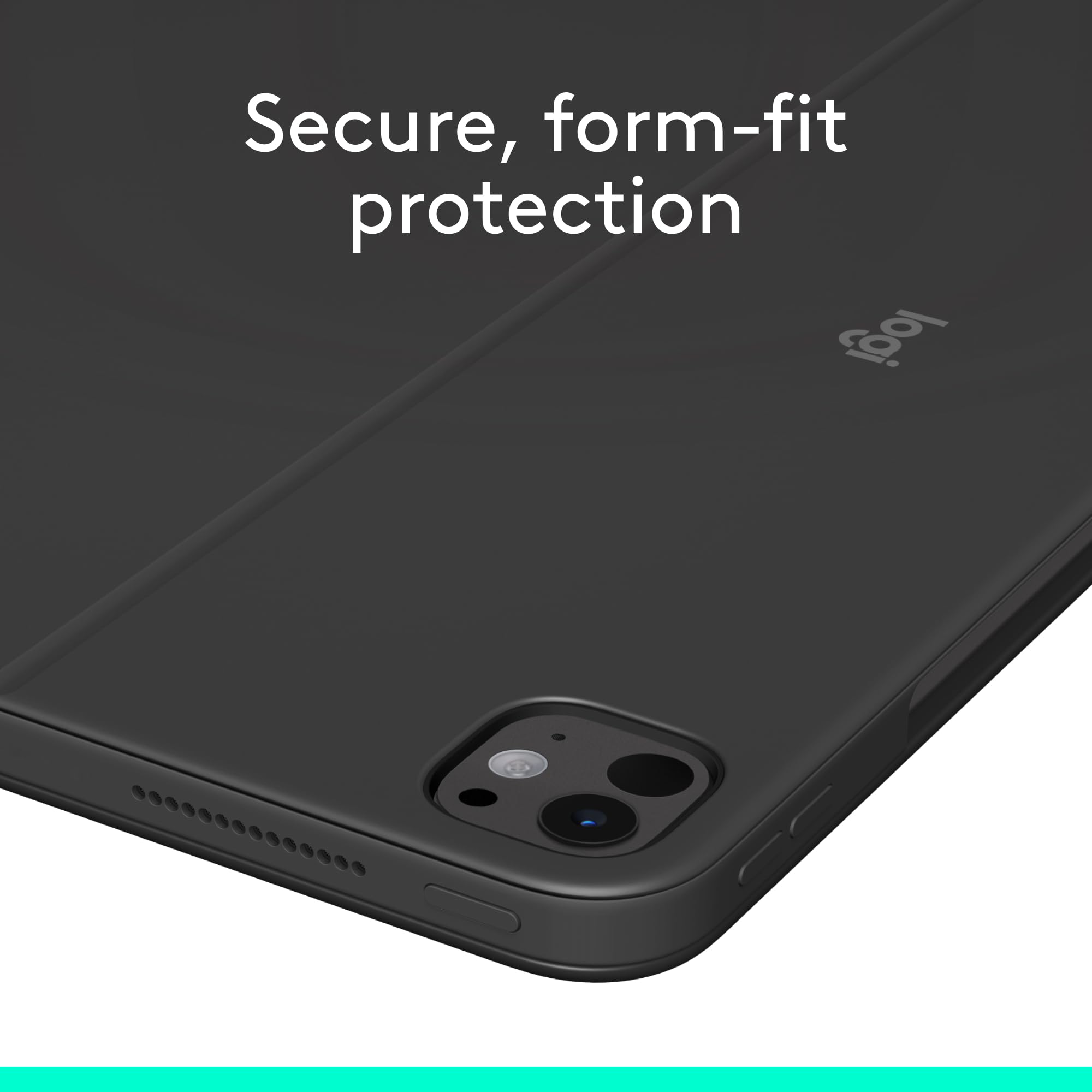 Logitech Combo Touch Ipad Pro 13 Inch (M4)(2024) Keyboard Case   Detachable Backlit Keyboard With Kickstand, Comfortable Typing,