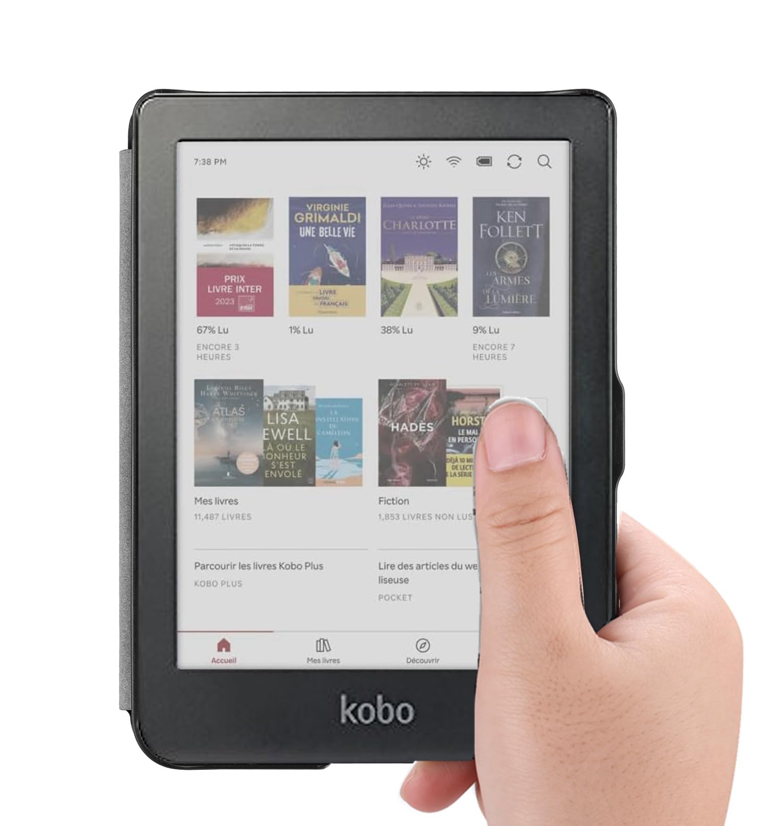 Stianiiie Case For 6'' Kobo Clara Colour/Clara Bw/Clara 2E Premium Pu Leather Cover For Kono Clara 2E Case/Clara Colour Case/Cla