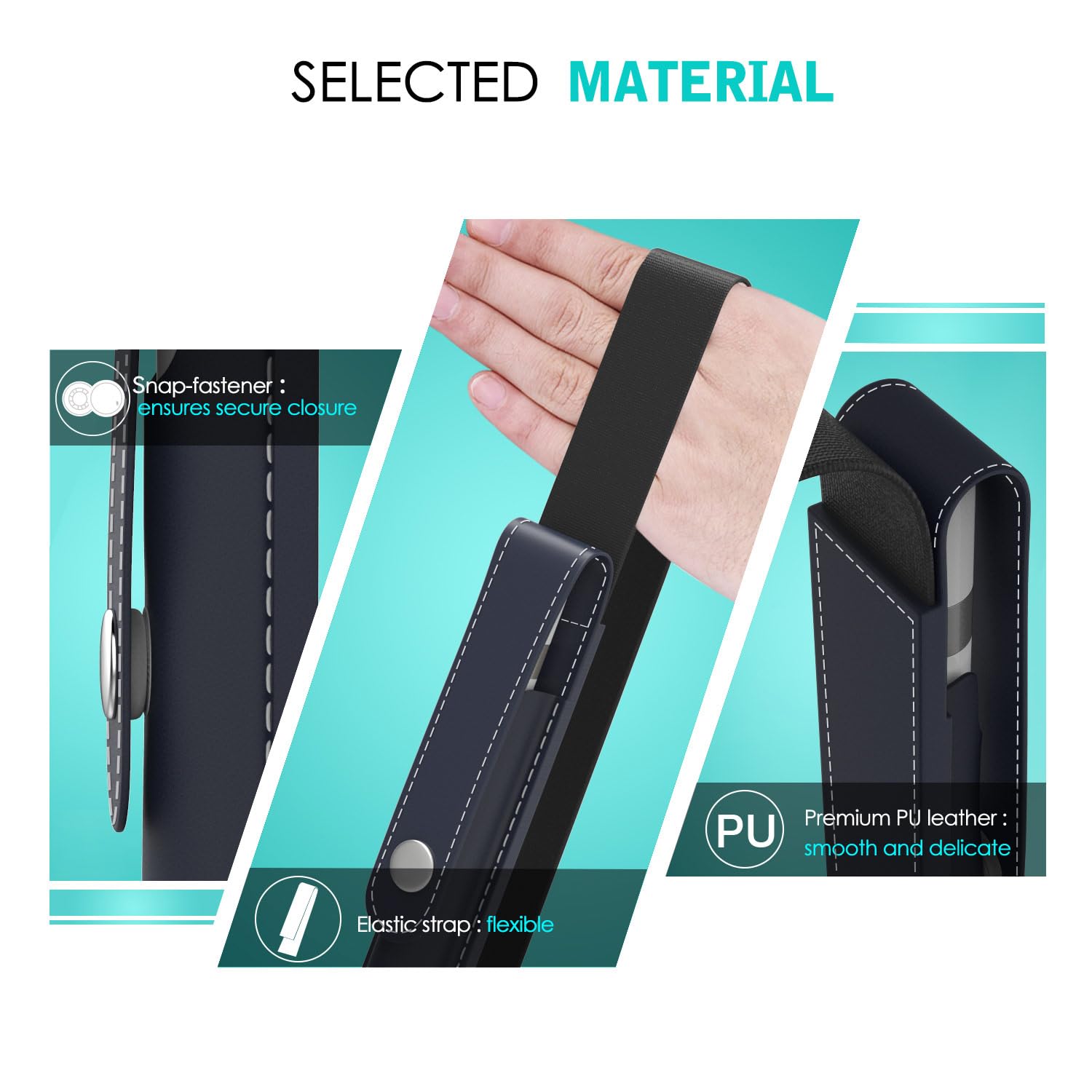 Moko Pencil Holder For Apple Pencil Pro, Apple Pencil 1St/2Nd Generation, Ipencil (Usb-C), Pu Leather Ipad Pencil Sleeve Pouch W