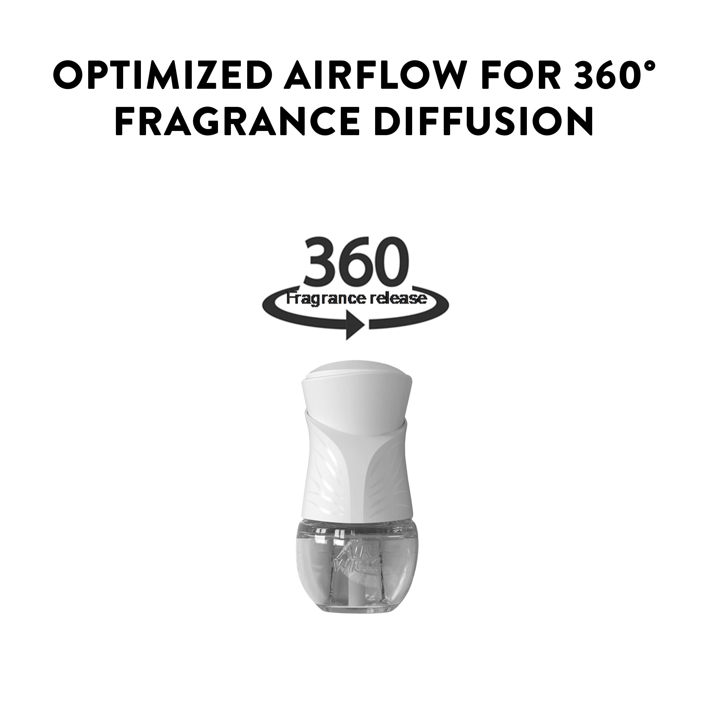 Air Wick Plug In Scented Oil 2 Refills, Fresh Pine And Juniper, Fall Scent, Fall Spray, (2X0.67Oz), Essential Oils, Air Freshene
