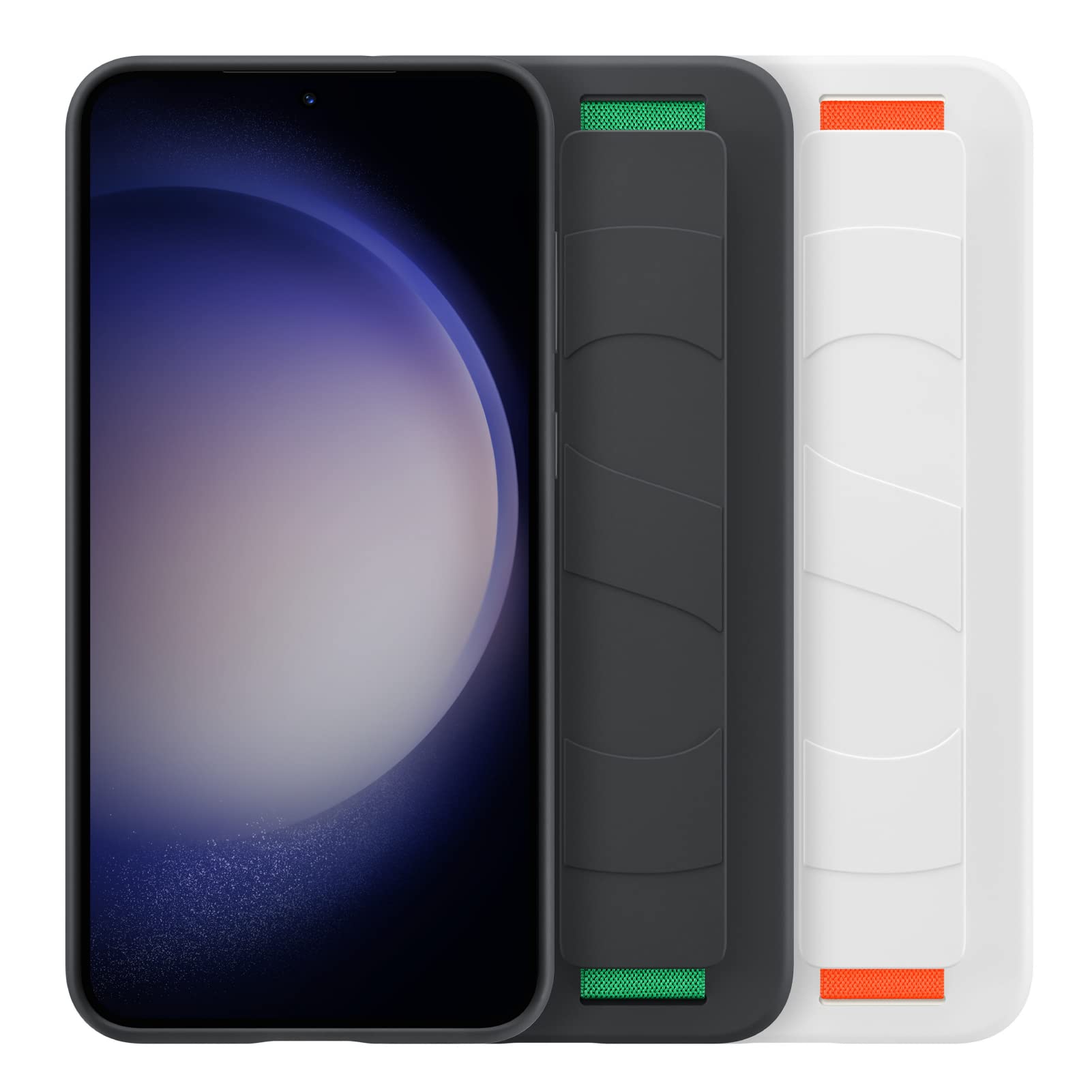 Samsung Galaxy S23 Silicone Grip Phone Case, Protective Cover W/Silky Smooth Texture, Detachable Strap, Us Version, Ef-Gs911Tbeg