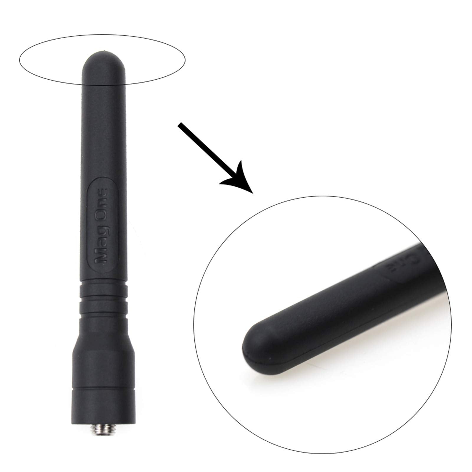 2 Pack Uhf 400 470 Mhz Standard Antenna For Motorola Mag One Bpr40 A8 Radio
