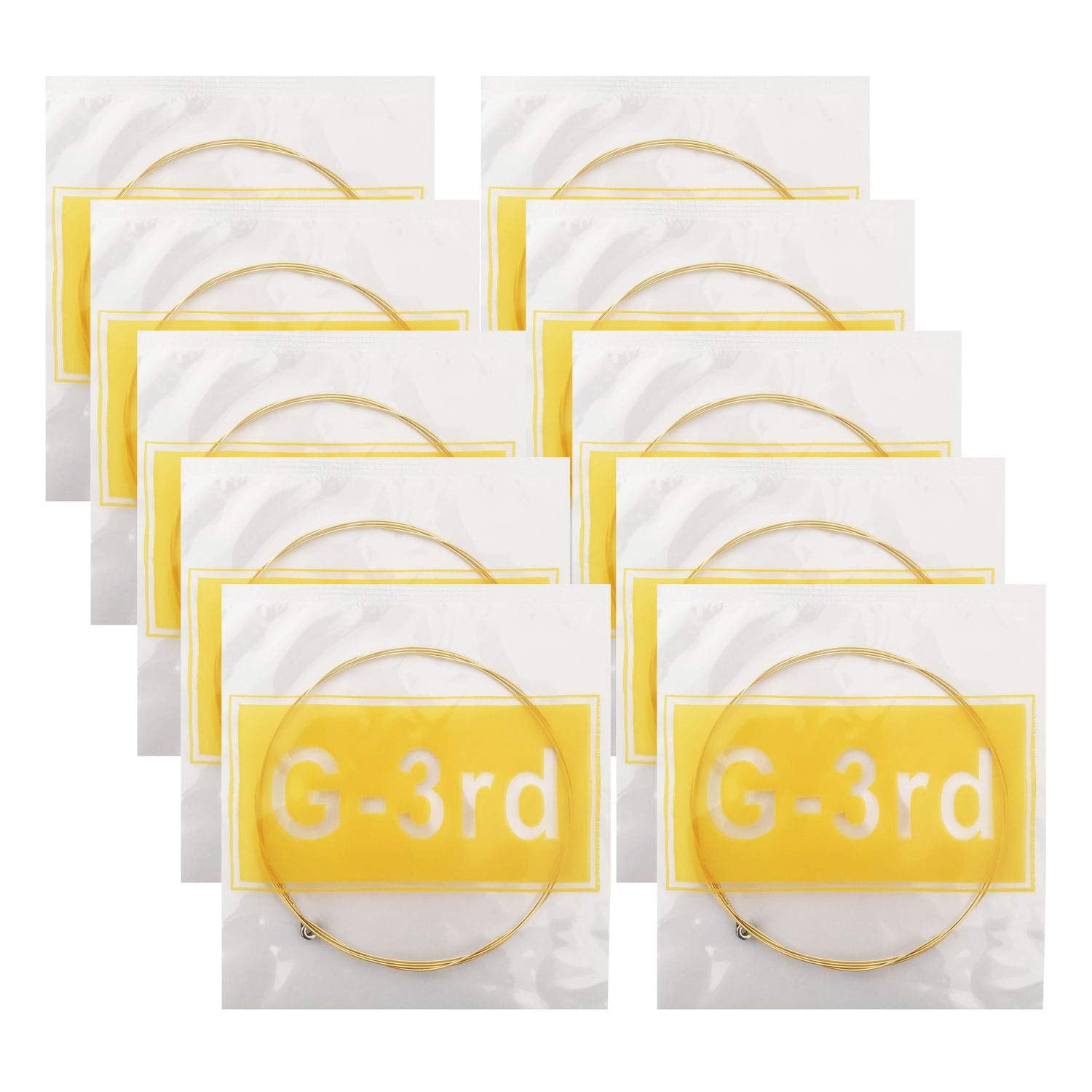 Acoustic Guitar G Strings, Light Tension   Corrosion Resistant Rust Prevent Brass, Offers A Bright And Well Balanced Acoustic To