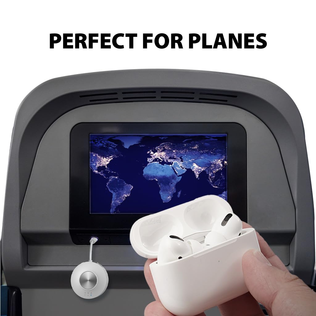 Avantree Soundjet R2   Bluetooth 5.3 Adapter For Airplane & Pc, Support Airpods (Pro) & Bluetooth Headphones, Aptx Adaptive & Lo