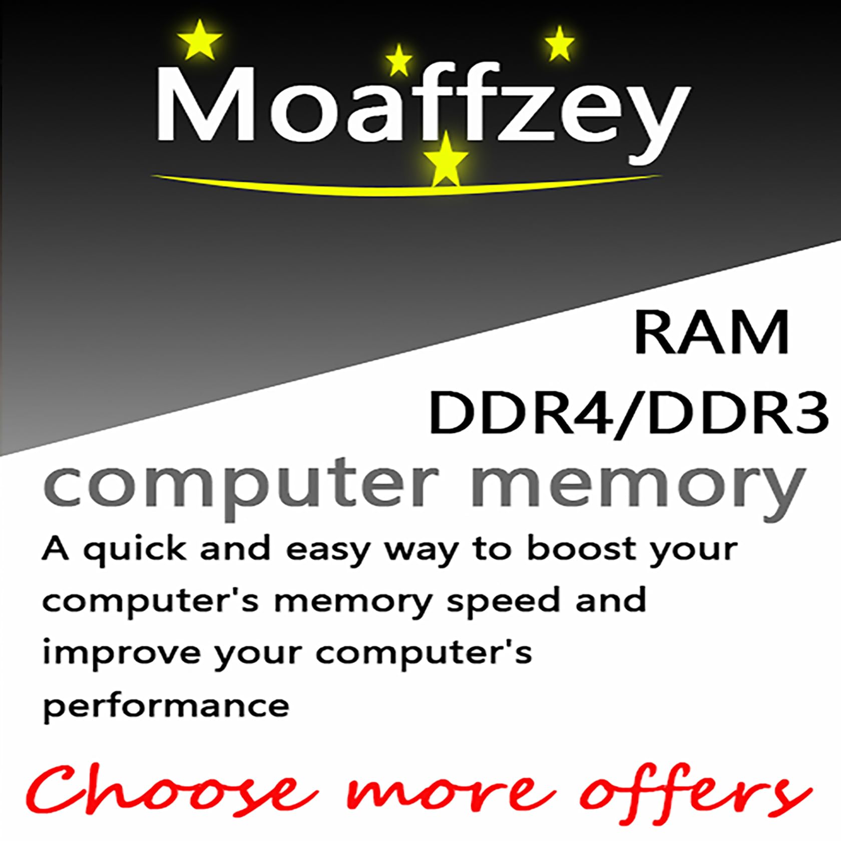 Moaffzey 1866Mhz Ddr3 Ram 8Gb(1 * 8Gb) 1.5V(Pc3 14900) Cl10 Udimm Pc Computer Desktop Memory Module Ram Upgrade Unbuffered Non E