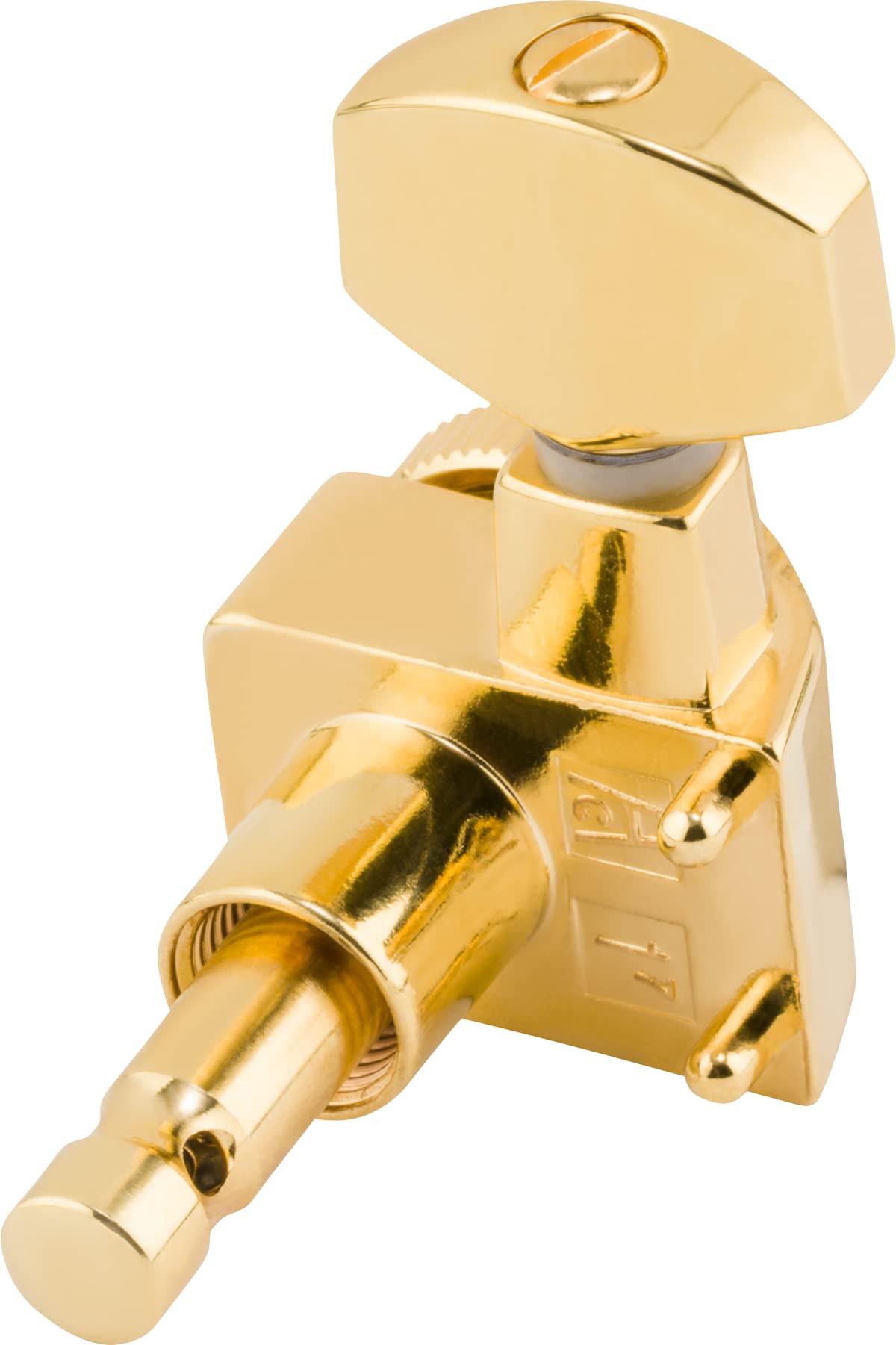 Fender Deluxe Locking Staggered Guitar Tuners, Gold