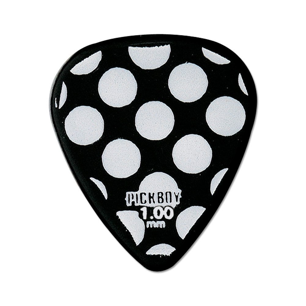Pickboy Heavy Metal, Polk-a-Dots, Celltex, 1.00mm, 10 picks