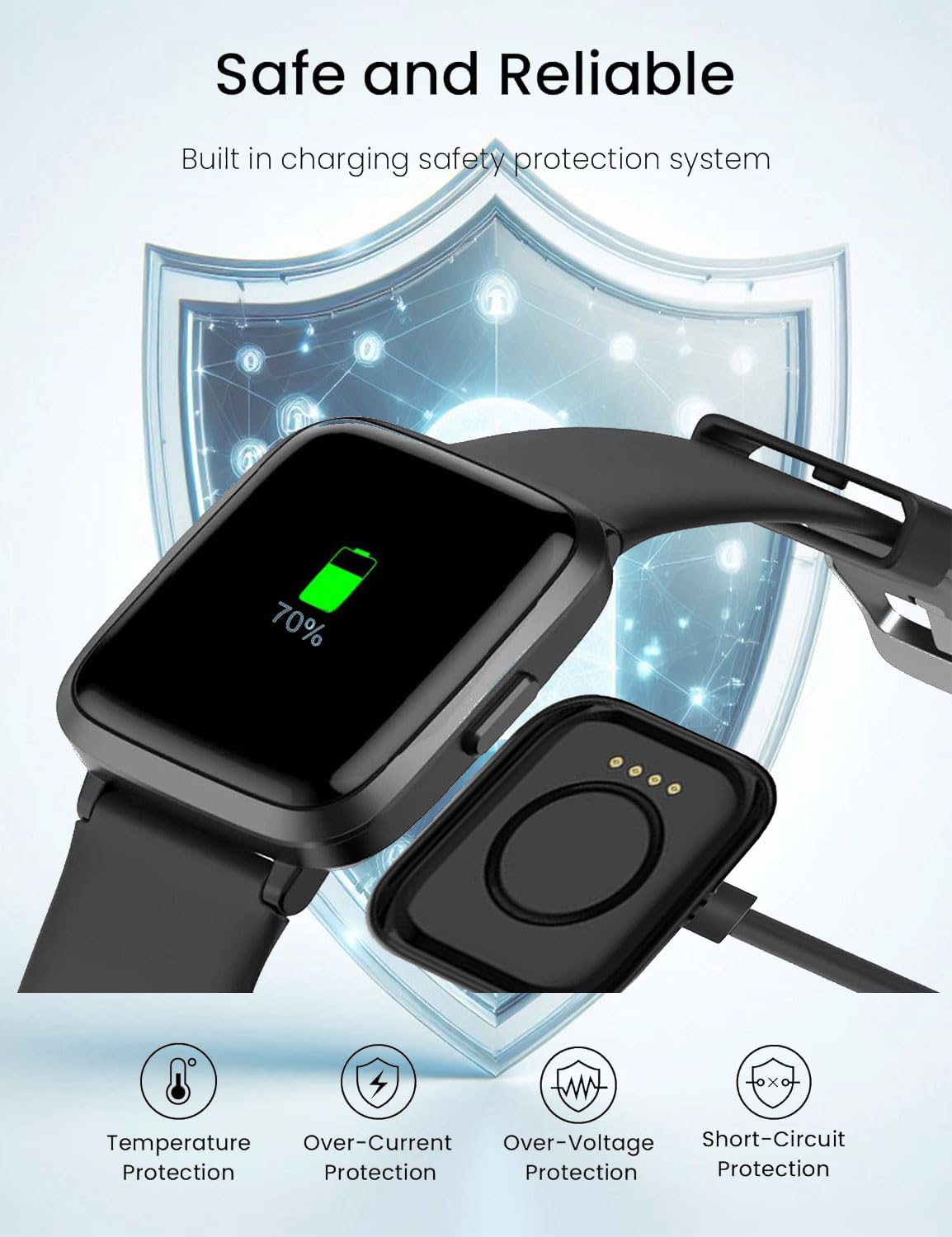 Charger Compatible With Oneplus Watch 3/2 / 2R, 3.3Ft Smart Watch Replacement Usb Charging Magnetic Cable Cord