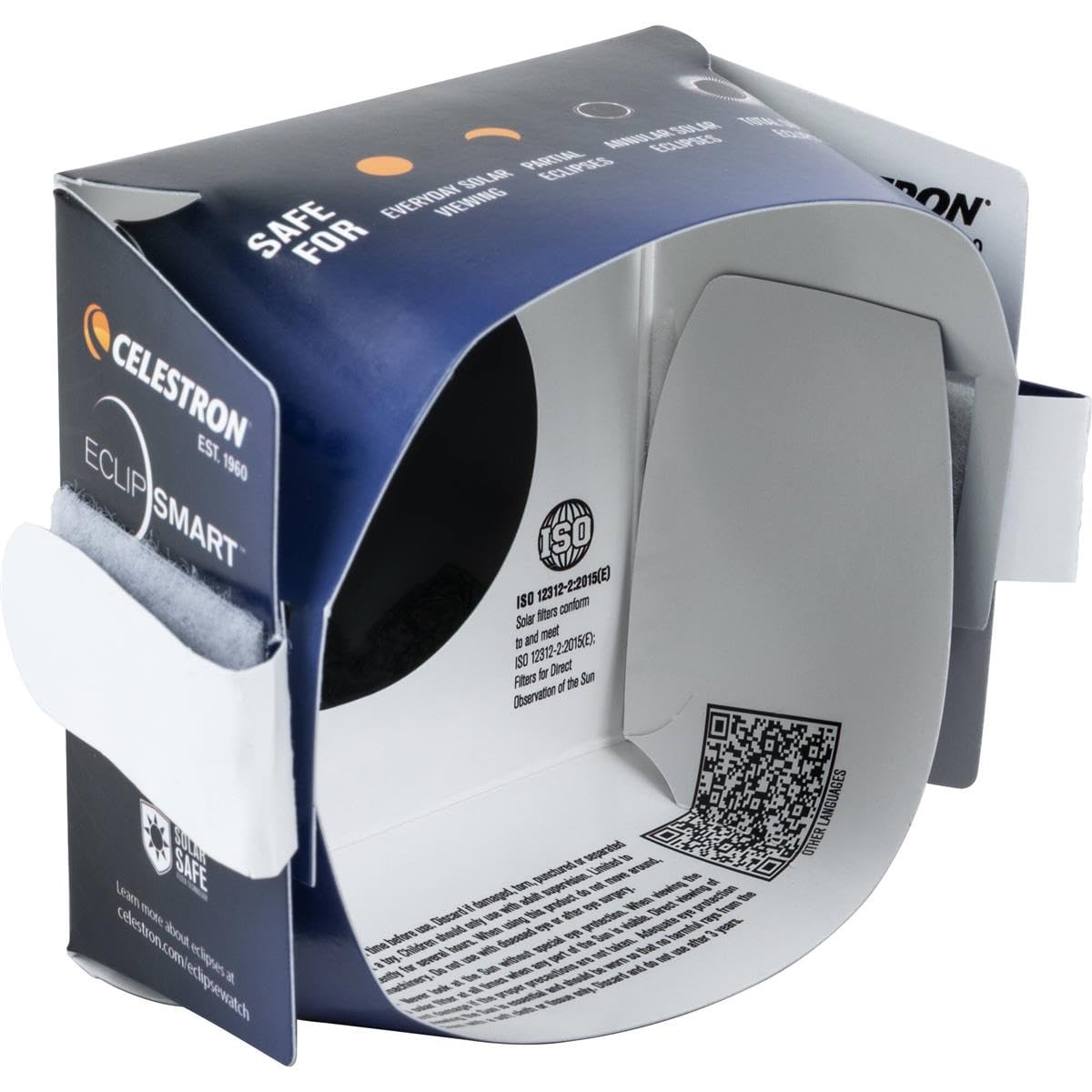 Celestron   Eclipsmart Safe Solar Eclipse Telescope And Camera Filter   Meets Iso 12312 2:2015(E) Standards   Works With Your Te