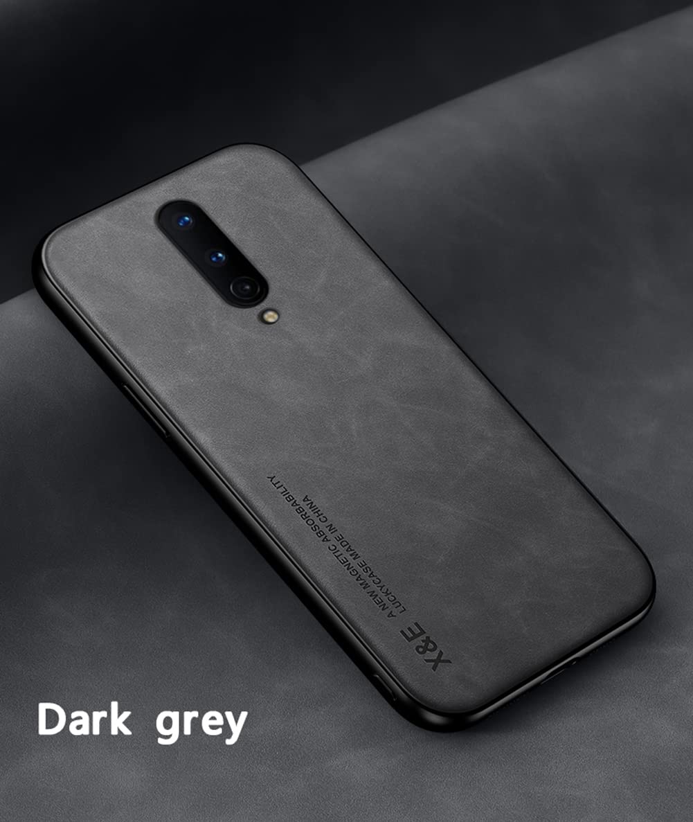Kepuch Silklike Case For Oneplus 8   Cover Bumper Built In Metal Plate For Oneplus 8   Black
