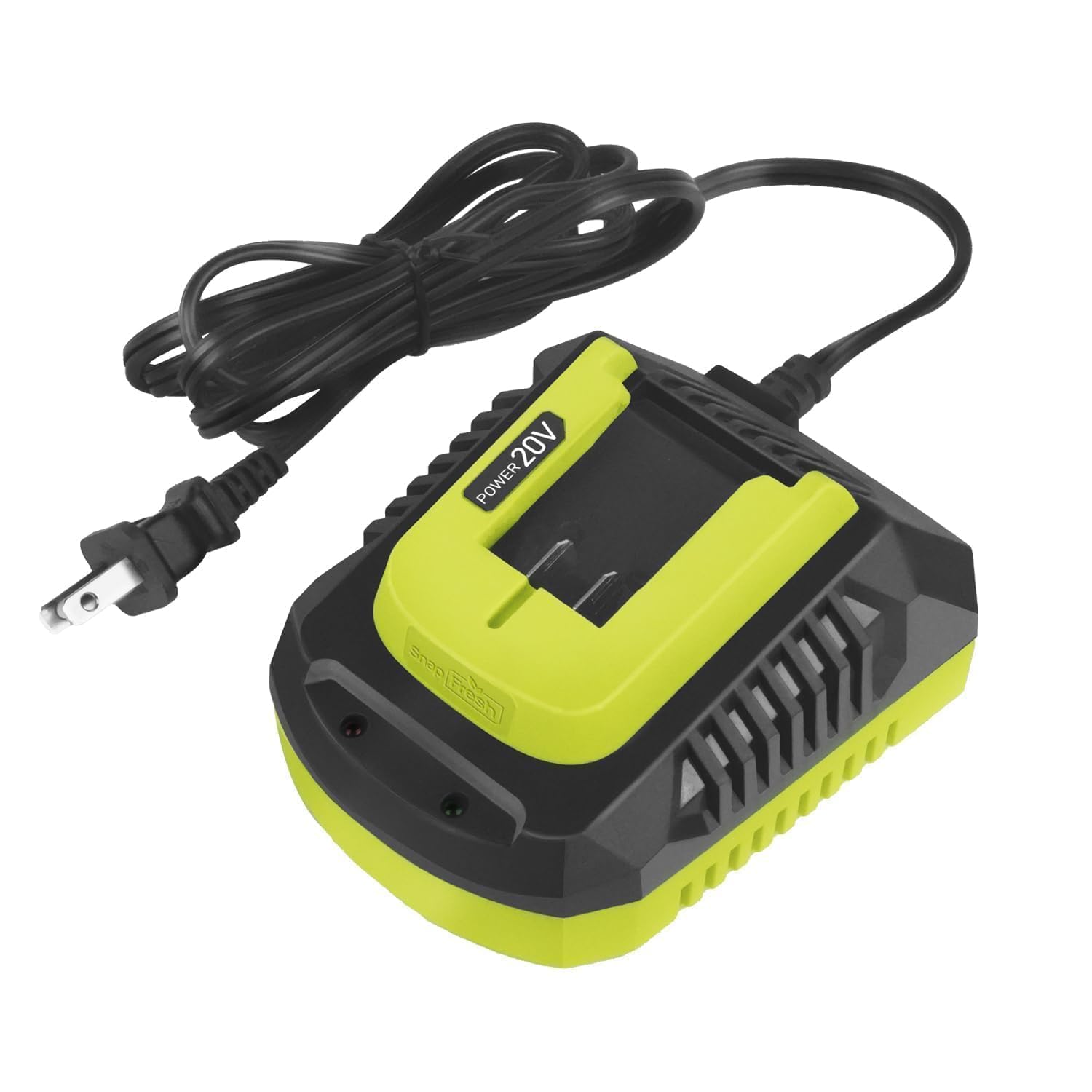 SnapFresh New 20V Battery Charger, 50-Minute Fast Charge, Suitable for All SnapFresh 20V Tools (Not Works with Other Brands),Com