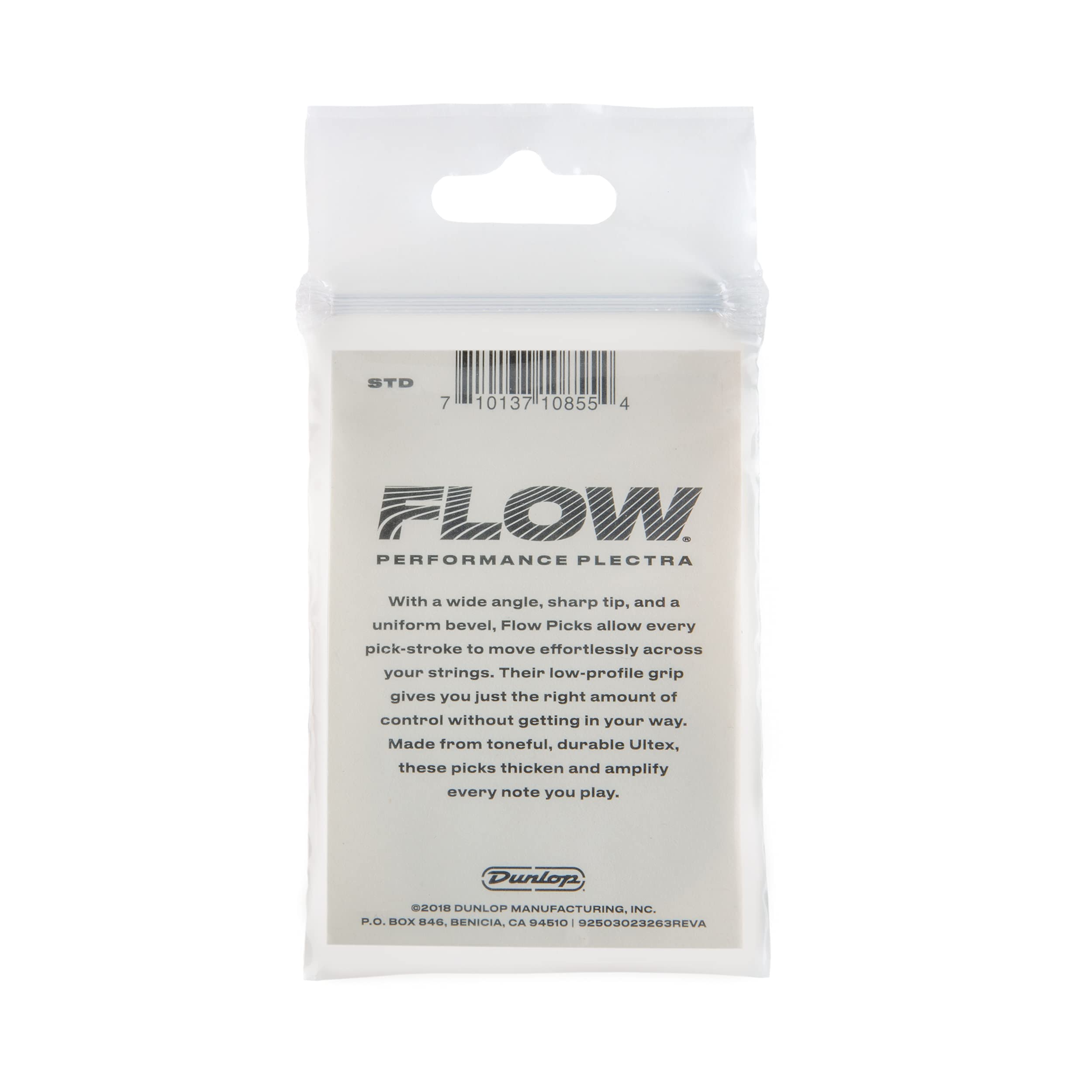 Jim Dunlop Flow Standard Grip .73Mm Guitar Picks (549P.73)
