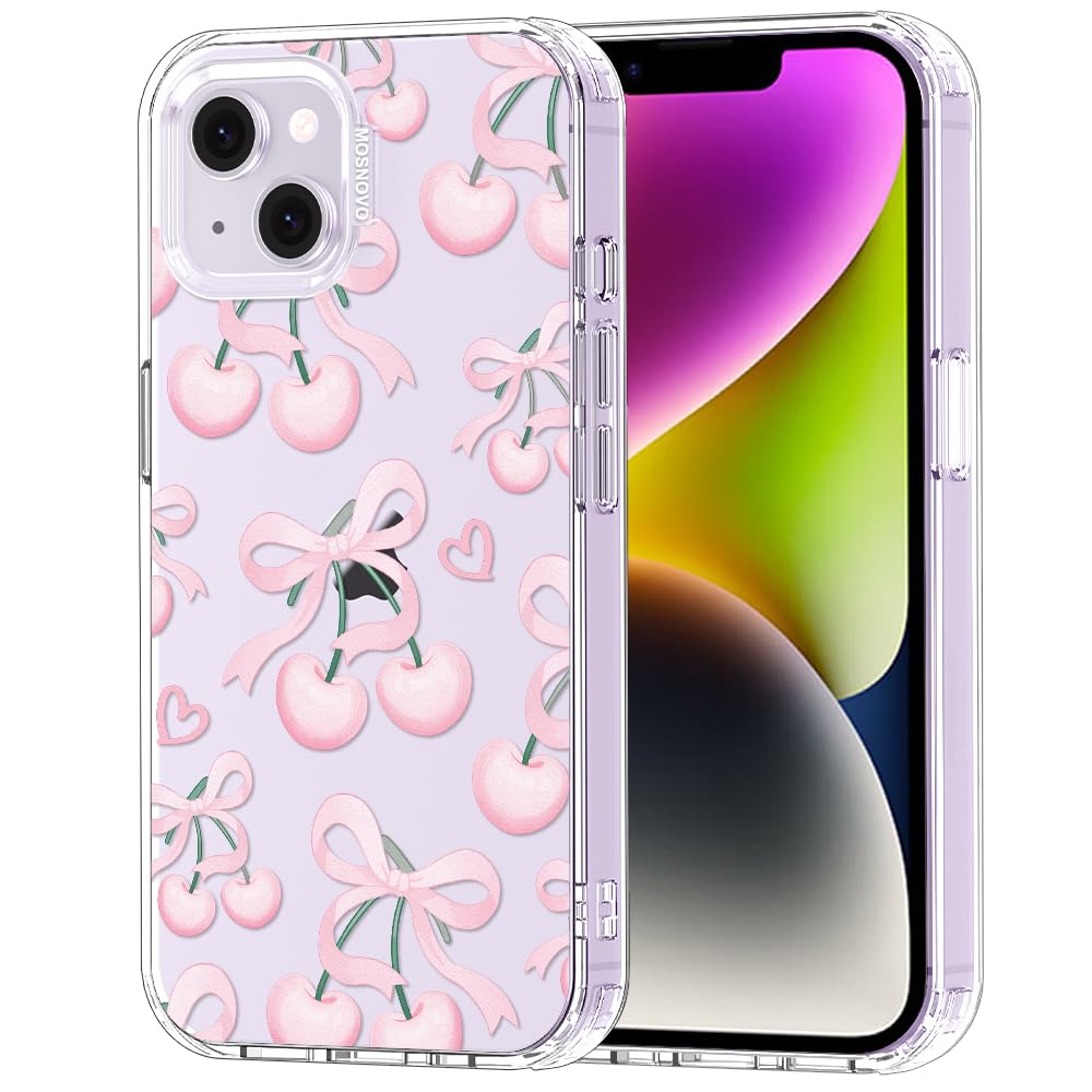 MOSNOVO for iPhone 13 Case/iPhone 14 Case, Shockproof Military-Grade Protection 6.6ft Drop Tested, Clear Phone Case for iPhone 1