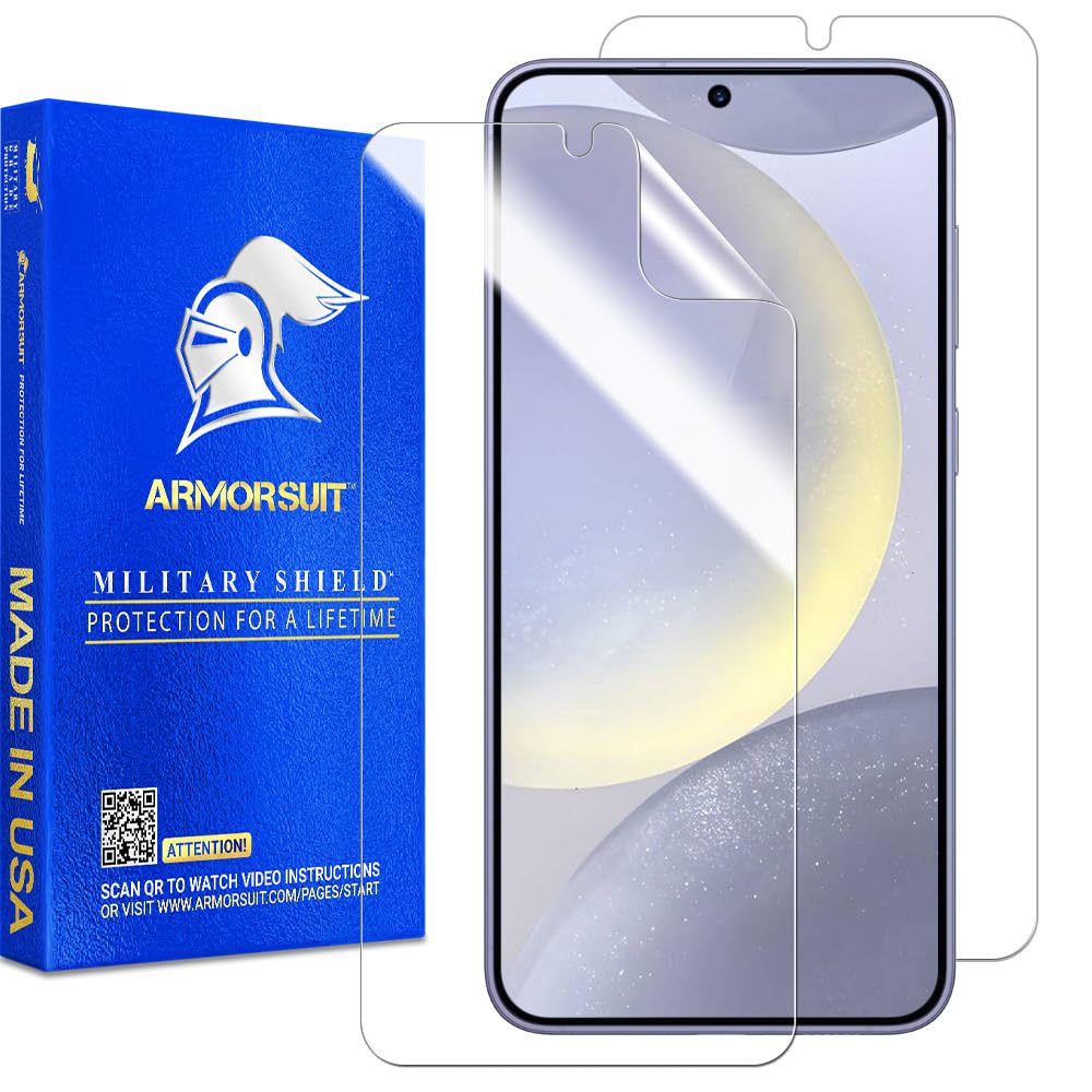 Armorsuit 2 Pack For Samsung Galaxy S24 Plus Screen Protector (6.7'') Case Friendly Militaryshield Hd Clear Film   Made In Usa
