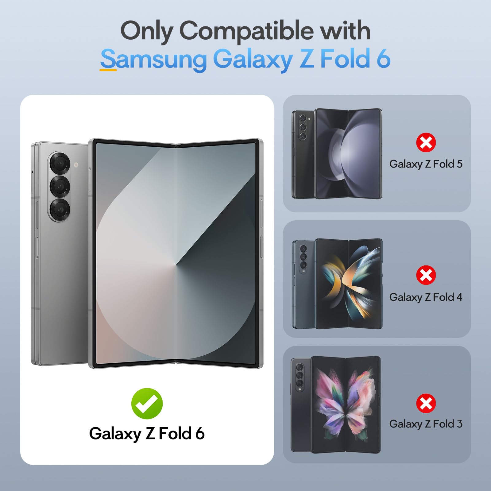 Maxdara For Z Fold 6 Case With S Pen Holder, Galaxy Z Fold 6 Case With Hidden Foldable Kickstand And Built-In Screen Protector,