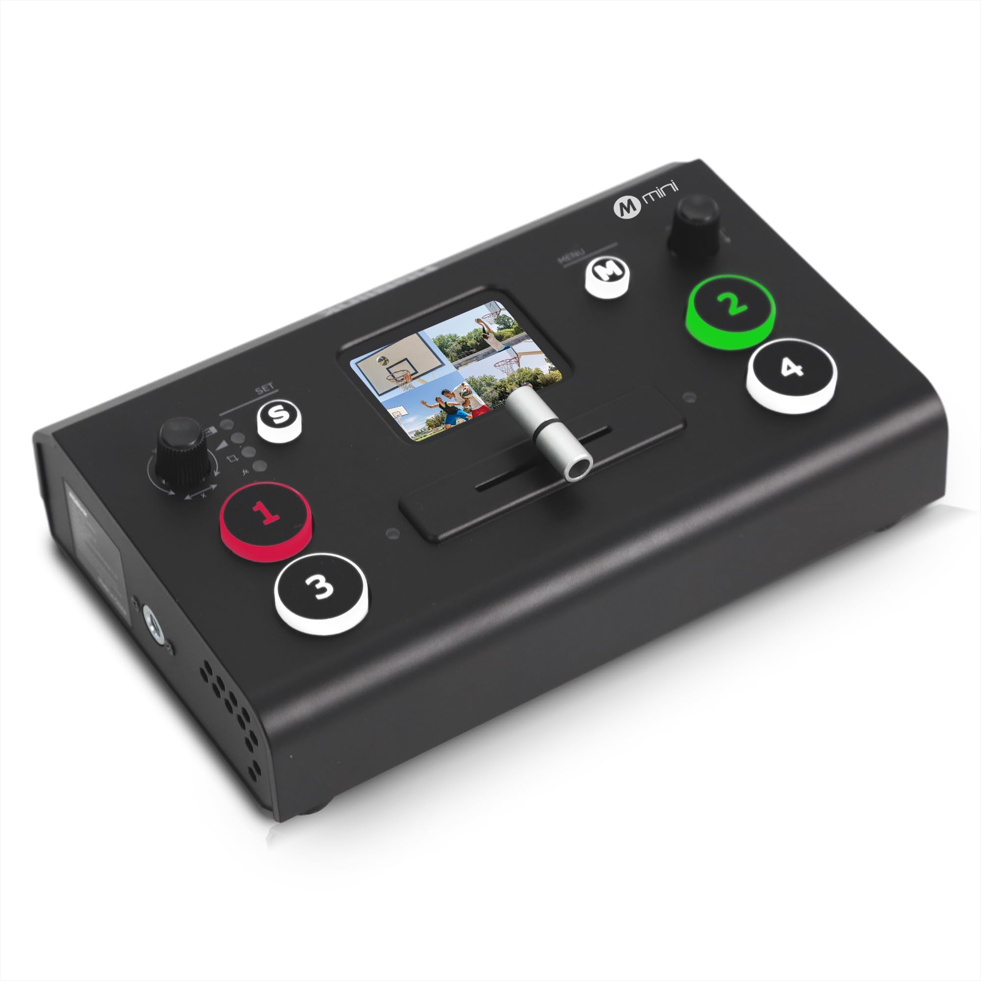 Rgblink Mini Multi Camera Video Switcher 2 Inch Lcd Display 4 X Hdmi Inputs Usb 3.0 Output Video Mixer Multi Format Realtime Pro