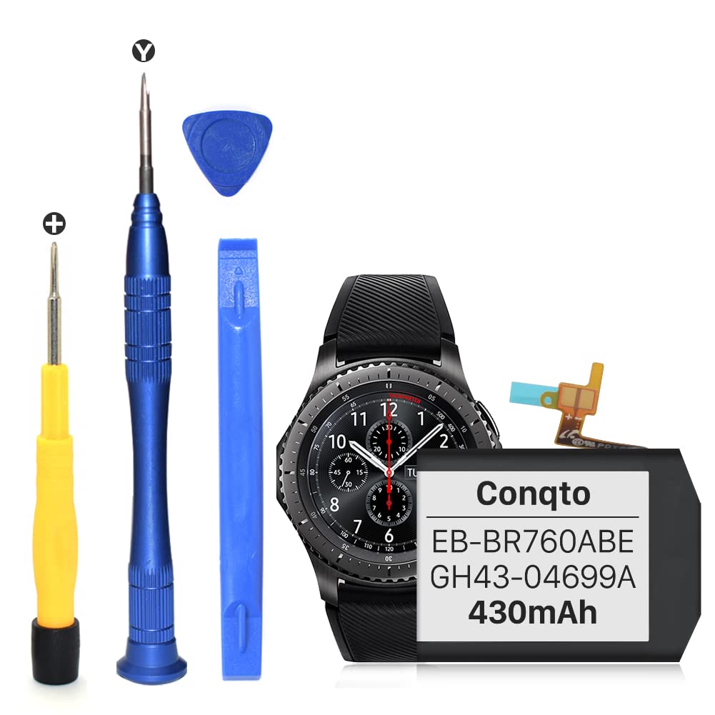 [430Mah] Battery For Samsung Gear S3 Frontier(Sm R760) And Gear S3 Classic, (2023 New Version) Upgrade Replacement Battery For S