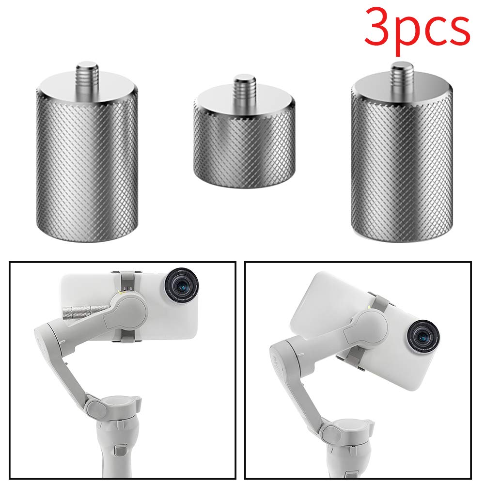 Calidaka 3Pcs Om 4/Os Mo Mobile 3 Counterweight Gimbal Stabilizer Counterweight Balance Counter Weights Support 70G For Os Mo Mobile 4 3 Keep Balance Filmmaking Video Shooting Accessory