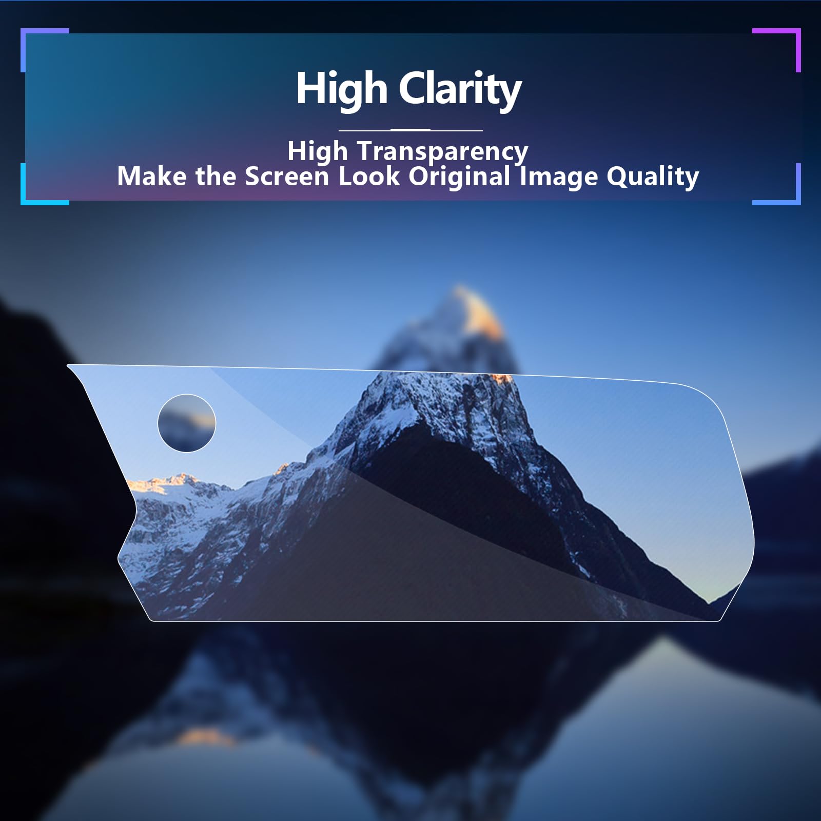 Sxcy For 2024 Chevrolet Equinox Ev/Silverado Ev Accessories 2024 Equinox/Silverado Ev (Rst) Touch Radio Display Screen Protector 17.7 Inch[2Pcs Nano]