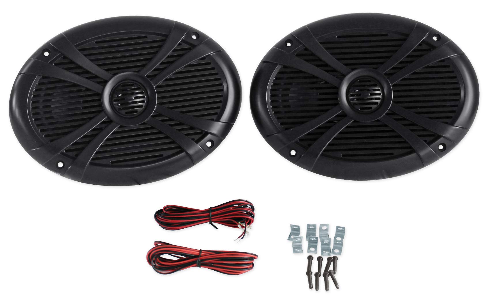 Rockville (4) Rmsts69B 6X9 2000W Waterproof Marine Boat Speakers 2-Way Black