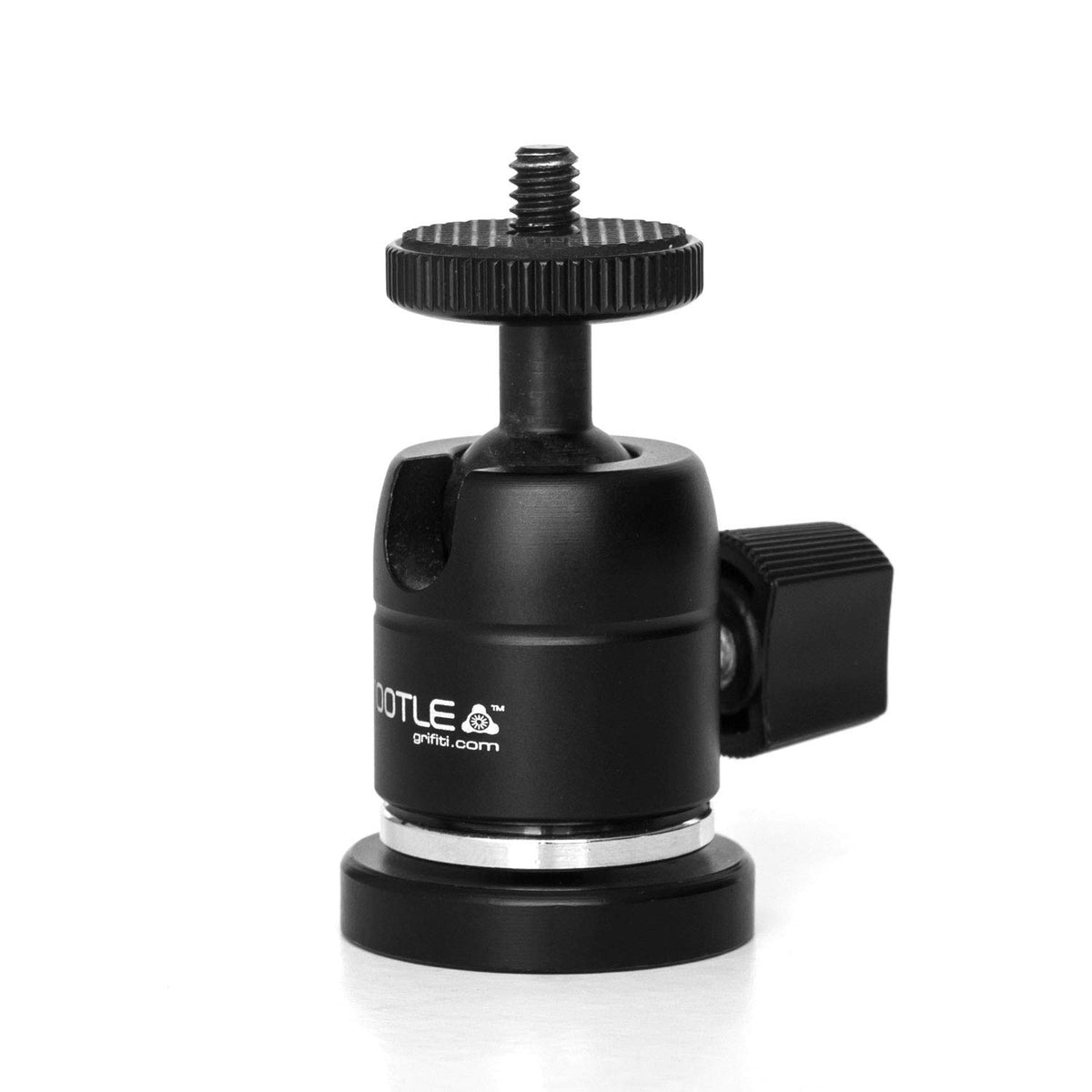 GRIFITI Nootle Magnetic Camera with Mini Ball Head Stand Magnet Foot for Cameras, Video Cams, Phone Mounts, Projector, Tablet Mount Accessories - Action Tripod Base Adapter with Ballhead
