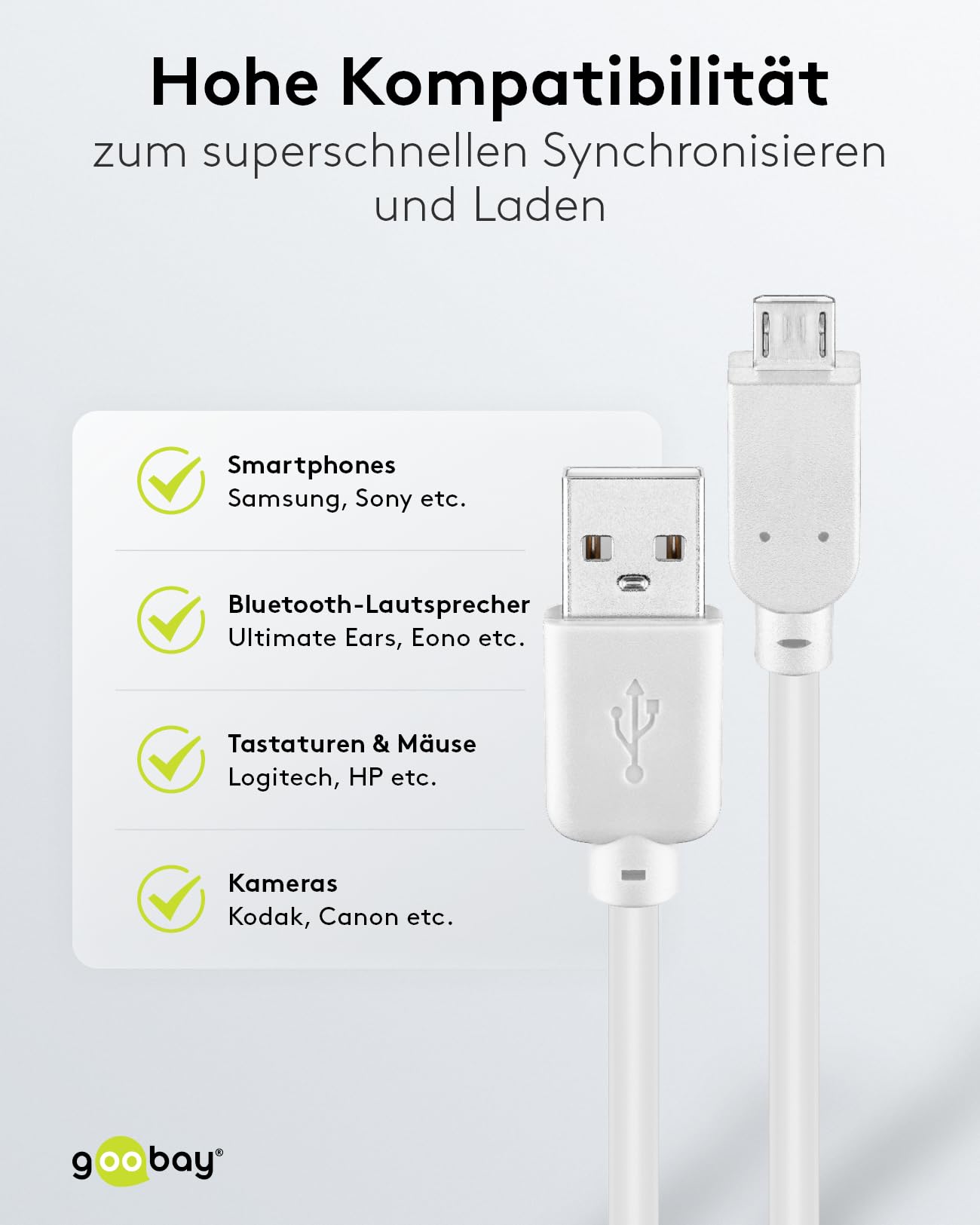 Manhattan A Male To Micro B Male Usb 2.0 Cable 3' (323987)