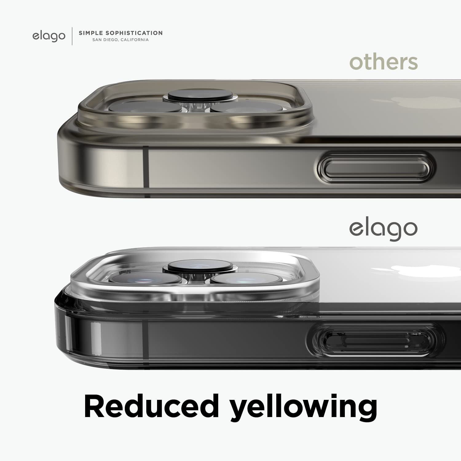 Elago Hybrid Clear Case Compatible With Iphone 14 Pro Max Case Clear  6.7''  Military Grade Drop Protection, Pc + Tpu Hybrid Tec