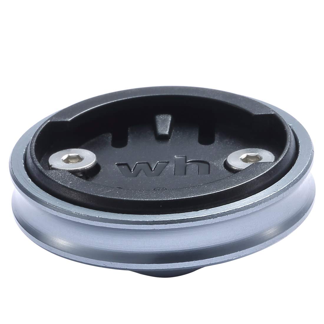 Dymoece Bicycle Stem Top Cap Computer Mount Adapter For Wahoo Elemnt,Elemnt Bolt,Elemnt Mini (Gray)
