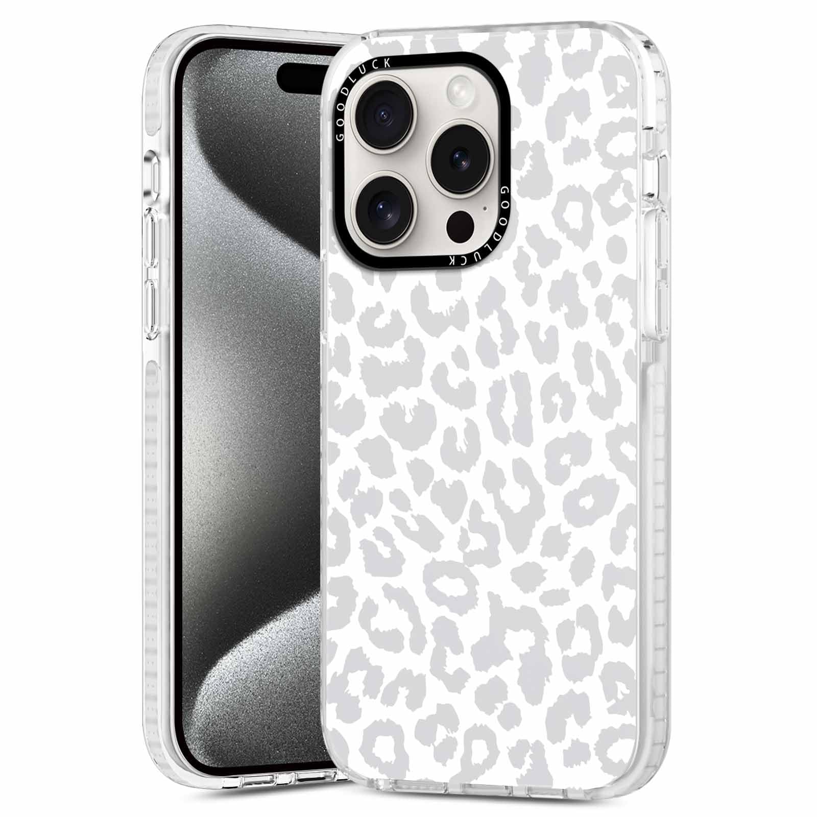 Rumdey 2 Pack Cute Clear Cheetah Leopard Phone Case For Iphone 16 Pro 6.3 Inch, Aesthetic Trendy Soft Slim Fashion Protective Sh
