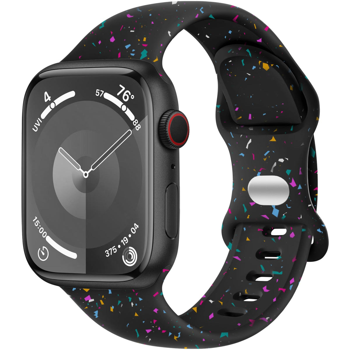 Daqin Compatible With Apple Watch Band 40Mm 38Mm 41Mm 42Mm 44Mm 45Mm 46Mm 49Mm Women Men,Soft Silicone Waterproof Replacement St