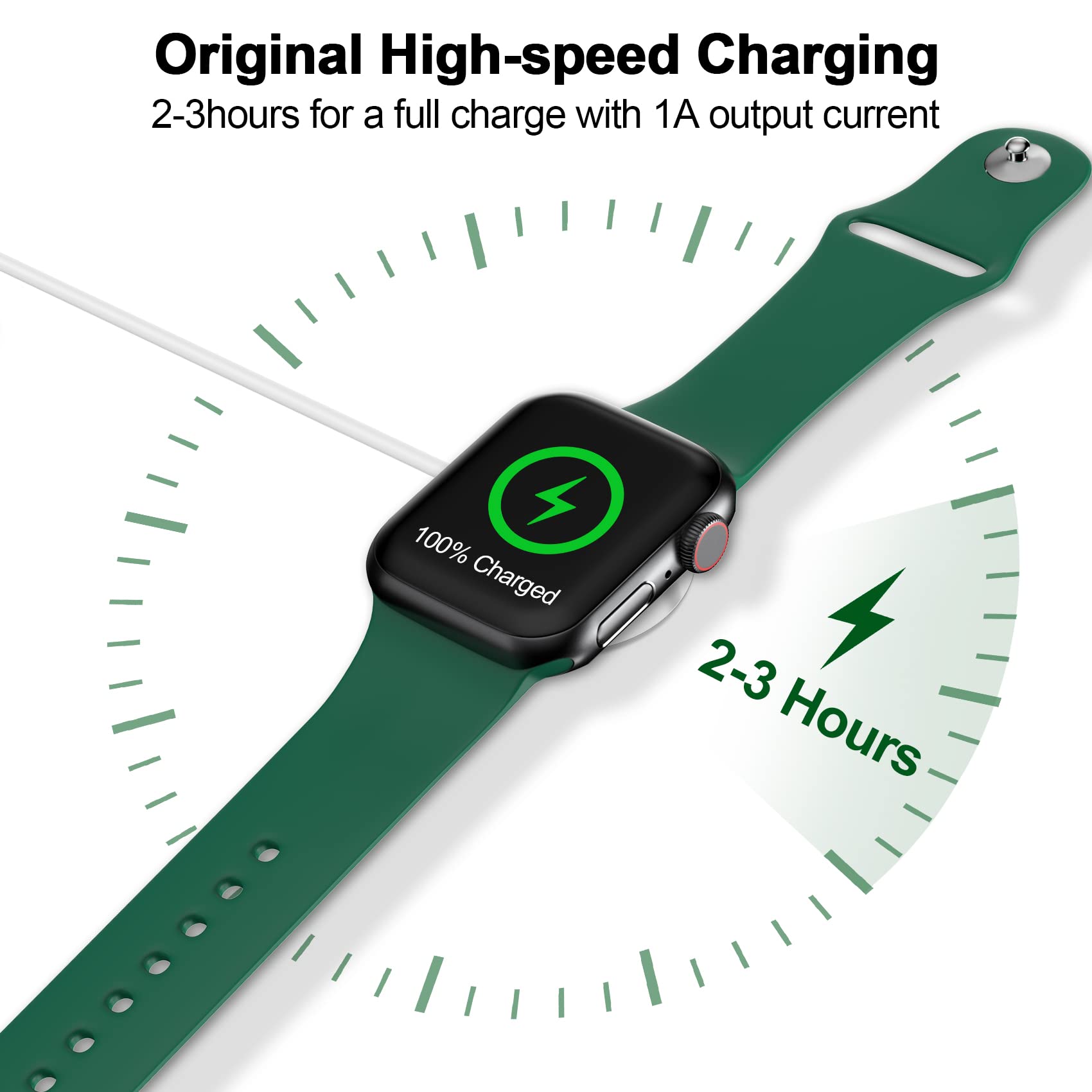 ???????? ???????????????? For Apple Watch Charger Magnetic Fast Charging Cable [Portable] Magnetic Wireless Charging Compatible