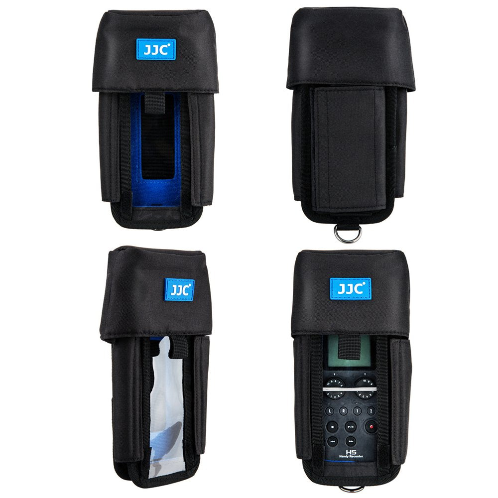 Jjc H5 Protective Carrying Storage Pouch Case Bag For Zoom H5 Handy Portable Recorder Replaces Zoom Pch 5 Case, With Clear Visib