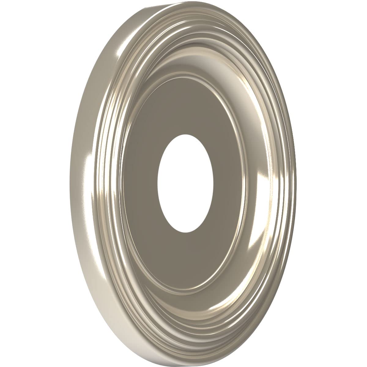 Ekena Millwork Cmp13Trbcr Traditional Thermoformed Pvc Ceiling Medallion (Fits Canopies Up To 7 1/2''), 13''Od X 3 1/2''Id X 1 1