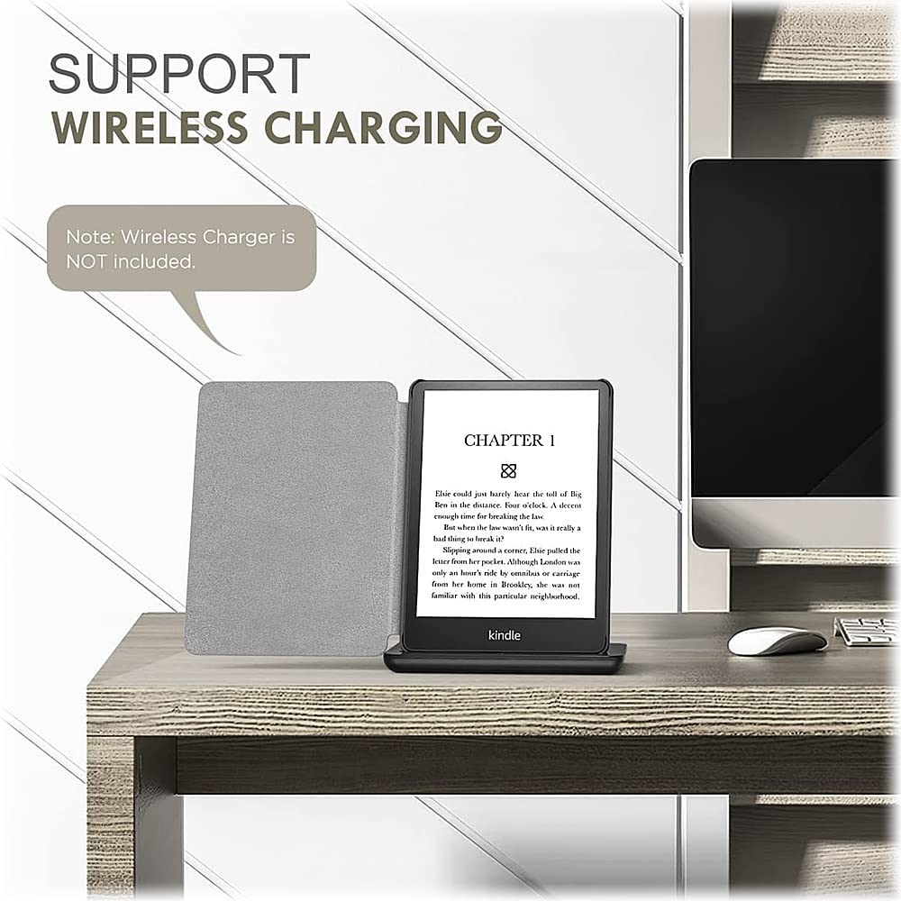 Saharacase Folio Case Kindle Paperwhite (11Th Generation 2021 2023 Release) [Shockproof Bumper] Kickstand Pu Leather Rugged Prot