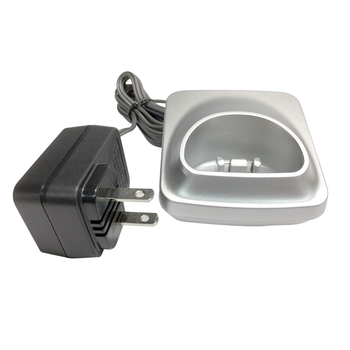 Rocketbus Pnlc1050 Ya Replacement Silver Handset Charger Base Ac Power Adapter For Panasonic Pnlv233