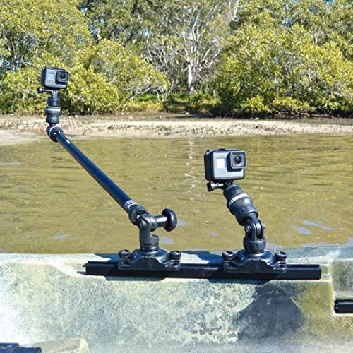 Railblaza Kayak Camera Boom Arm Mount Pole 600 R Lock With Action Camera Adapter