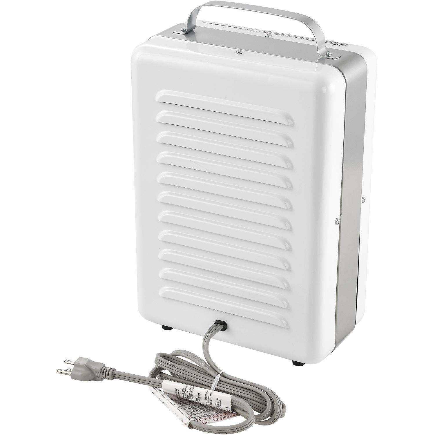 Global Industrial 1500W Portable Electric Milkhouse Heater, Steel, 120V, White