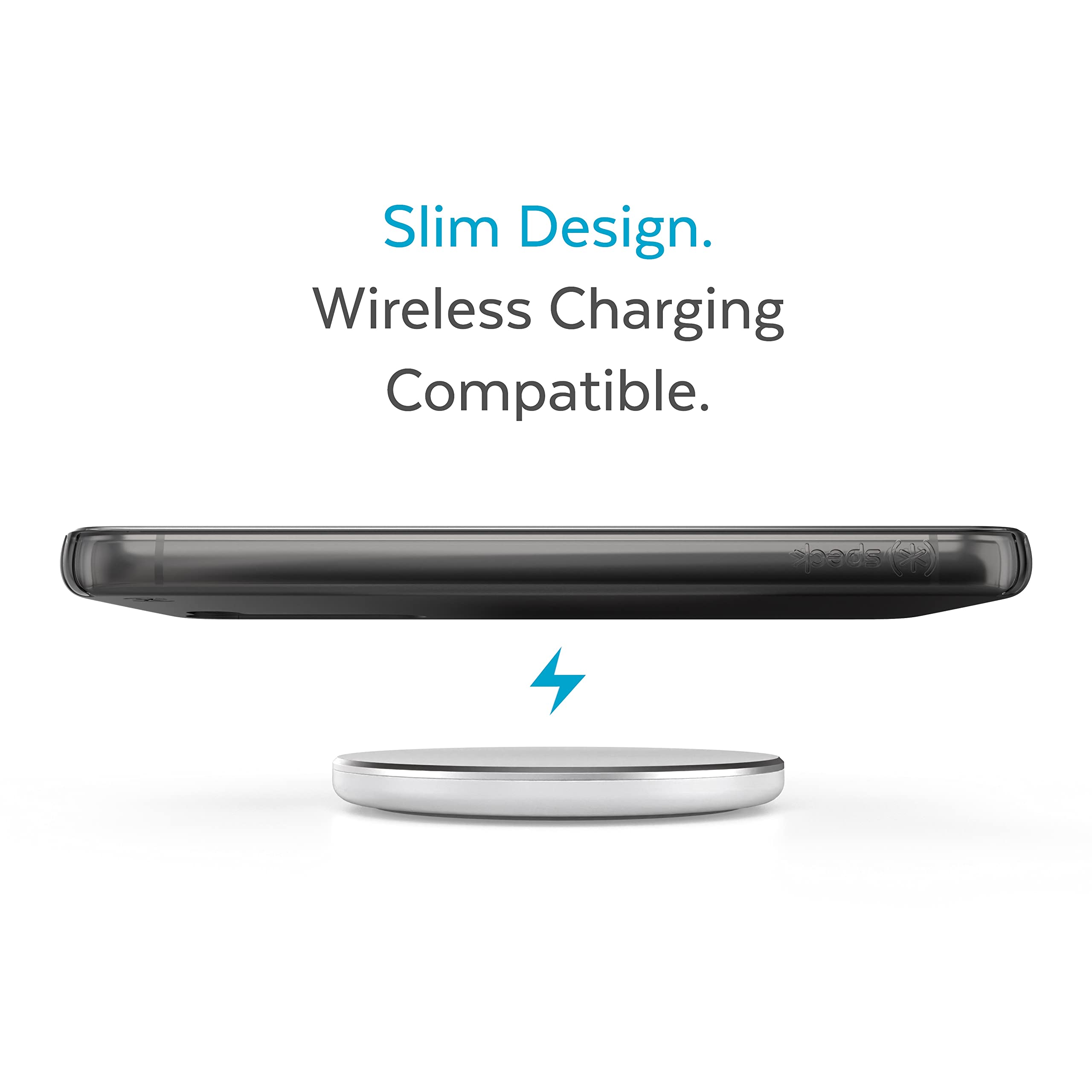 Speck Products Presidio Perfect Mist Case Fits Samsung Galaxy S23+, Obsidian/Obsidian/Black