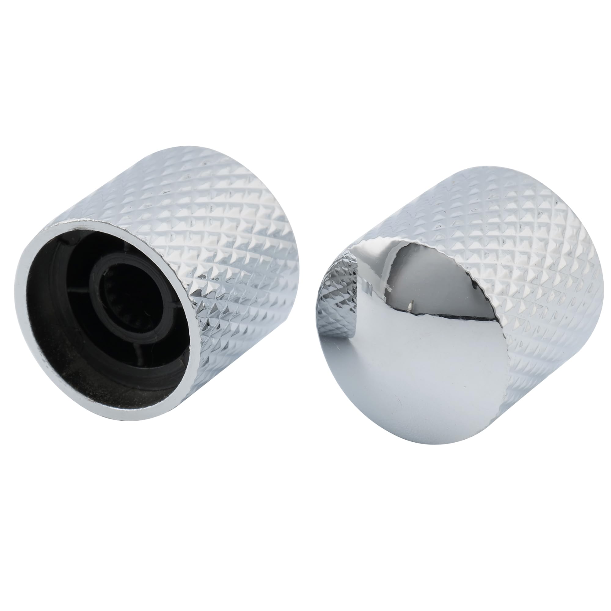 Musiclily Metric 6Mm Metal Guitar Dome Knobs Volume Tone Control Knobs For Fender Telecaster Electric Guitar Precision P-Bass,Ch