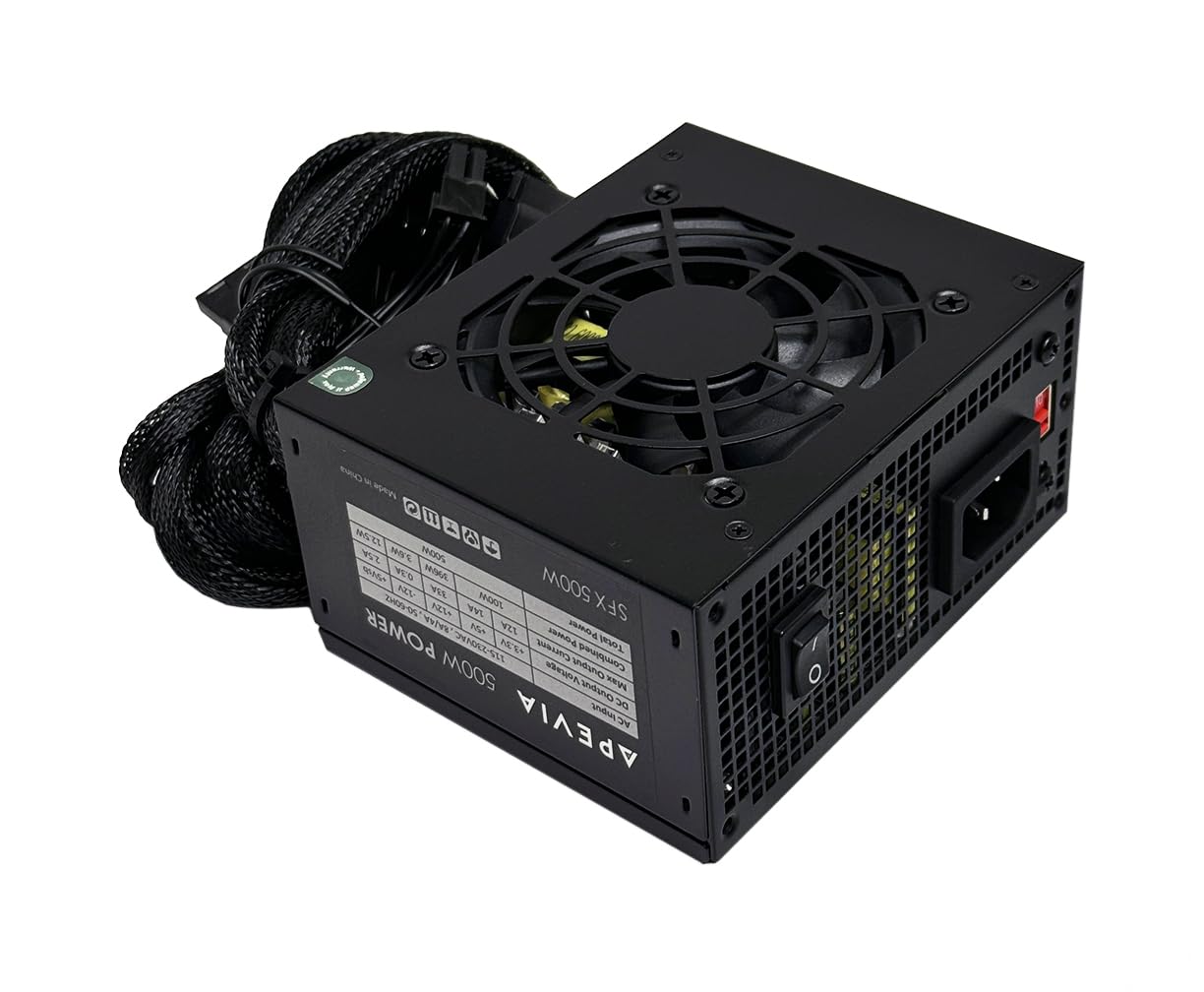 Apevia Sfx Ap500W Mini Itx Solution/Micro Atx/Sfx 500W Power Supply