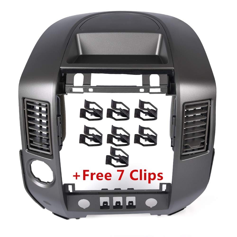 Grand Orange Center Dash Radio Ac Bezel W/O Speaker Bezel Compatible With 2004 2006 Nissan Titan, Armada Se & Xe Without Center 