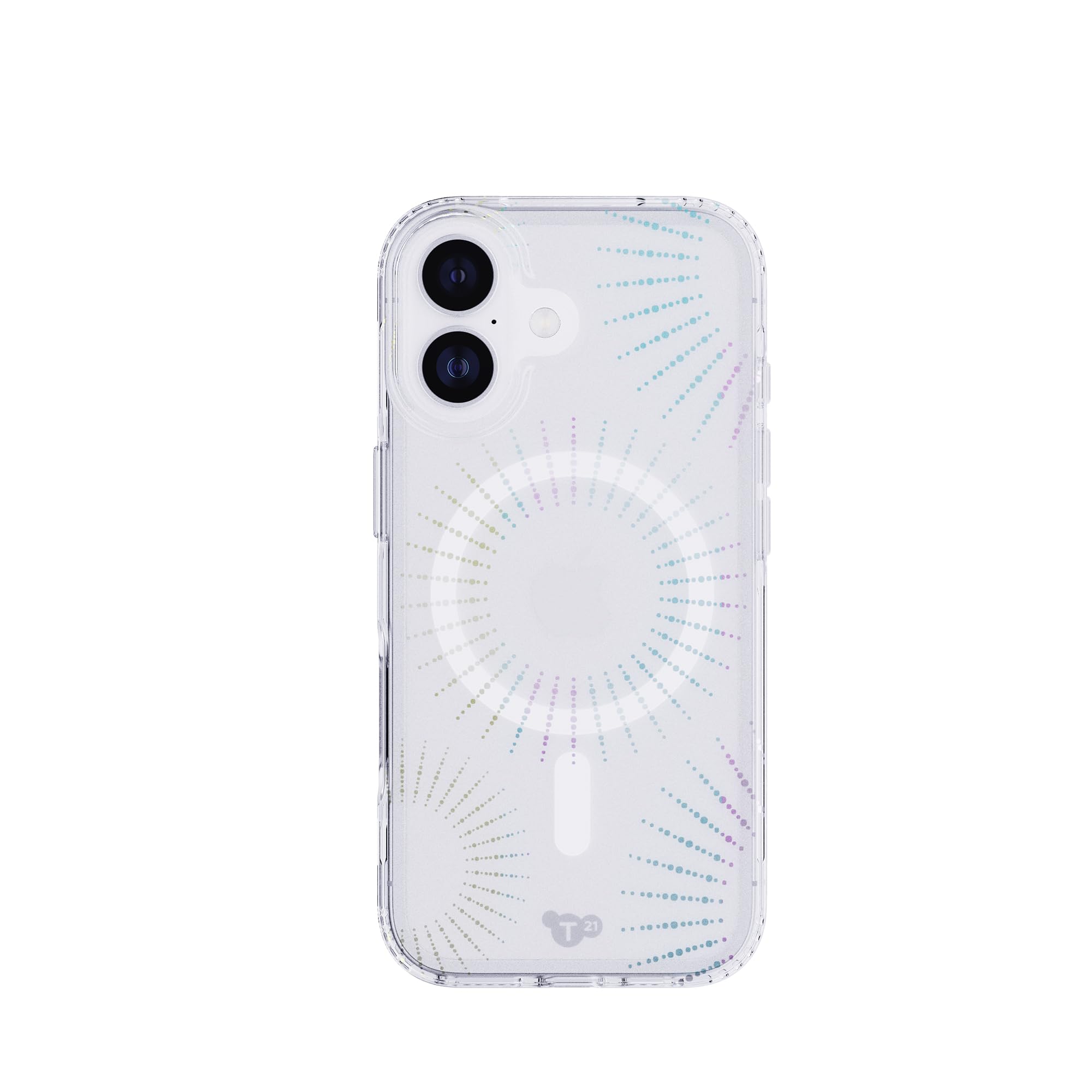 Tech21 EvoSparkle Case for iPhone 17 - Lunar | Slim Protective Case | Impact Protection | MagSafe Compatible