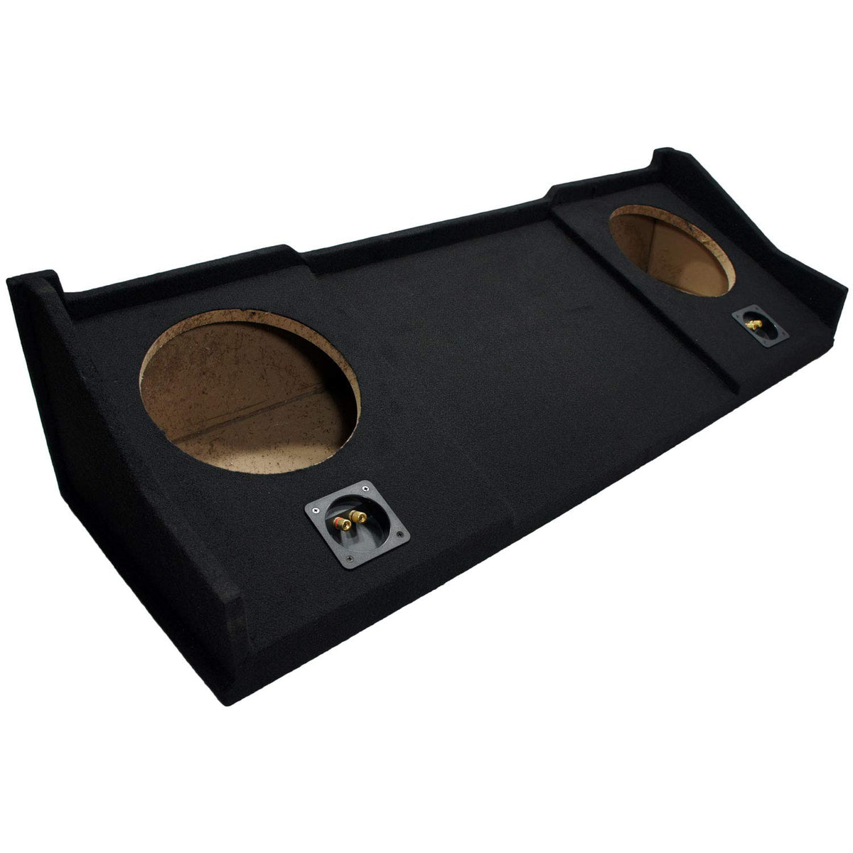 American Sound Connection Asc Compatible With 1998 01 Dodge Ram Extended/Quad/Club Cab Truck Dual 10'' Subwoofer Sub Box Speaker